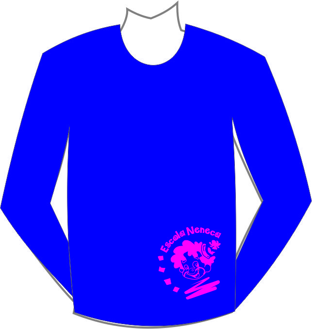 Baby look Manga Longa