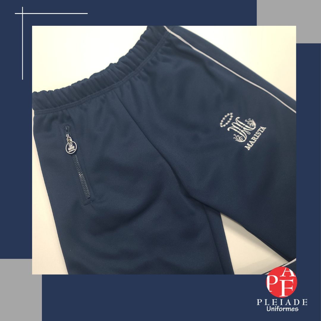 Calça colegial  peluciada