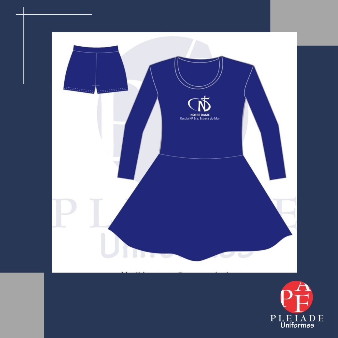 Vestido com elastano  MANGA LONGA